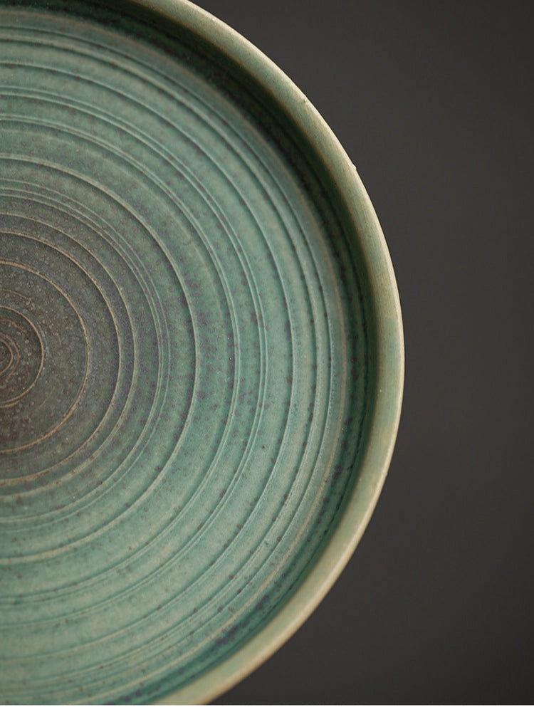 Gohobi Japanese Style Ceramic Coffee Mug with Saucer Set