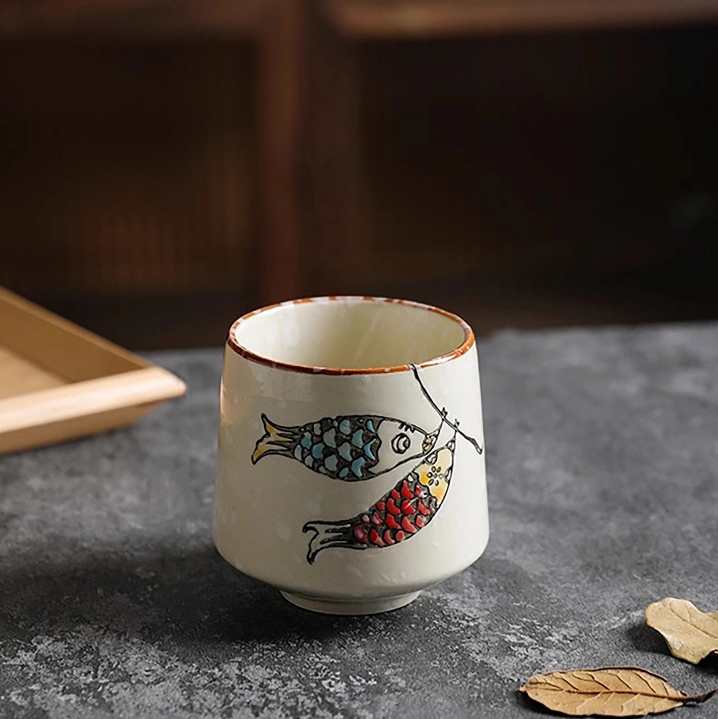 Japanese Retro Pattern Tea Cup